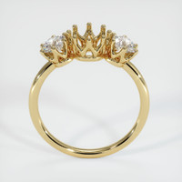 10K Yellow Gold Antique Style Ring Setting Image