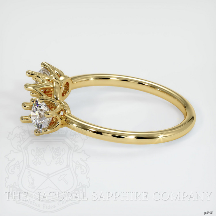 18K Yellow Gold Antique Style Ring Setting