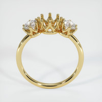 18K Yellow Gold Antique Style Ring Setting Image