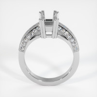 18K White Gold Pave Ring Setting Image