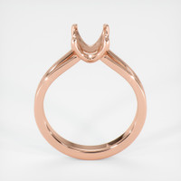 14K Rose Gold Solitaire Ring Setting Image