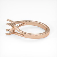 18K Rose Gold Solitaire Ring Setting Image