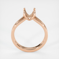18K Rose Gold Solitaire Ring Setting Image
