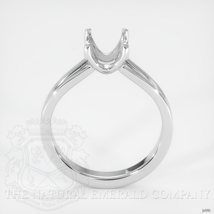 Silver Solitaire Ring Setting