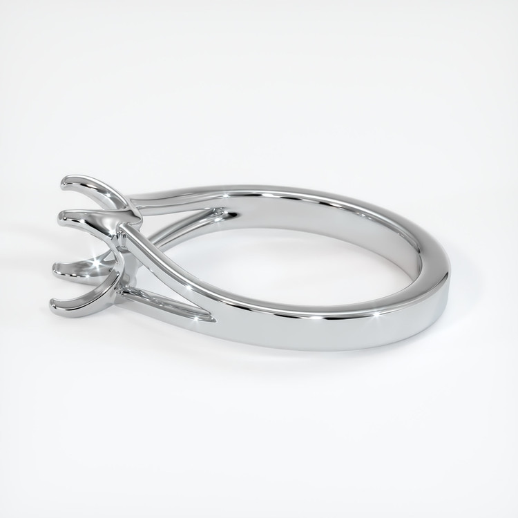 18K White Gold Solitaire Ring Setting