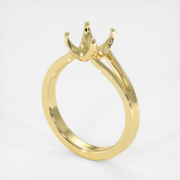 14K Yellow Gold Solitaire Ring Setting Video