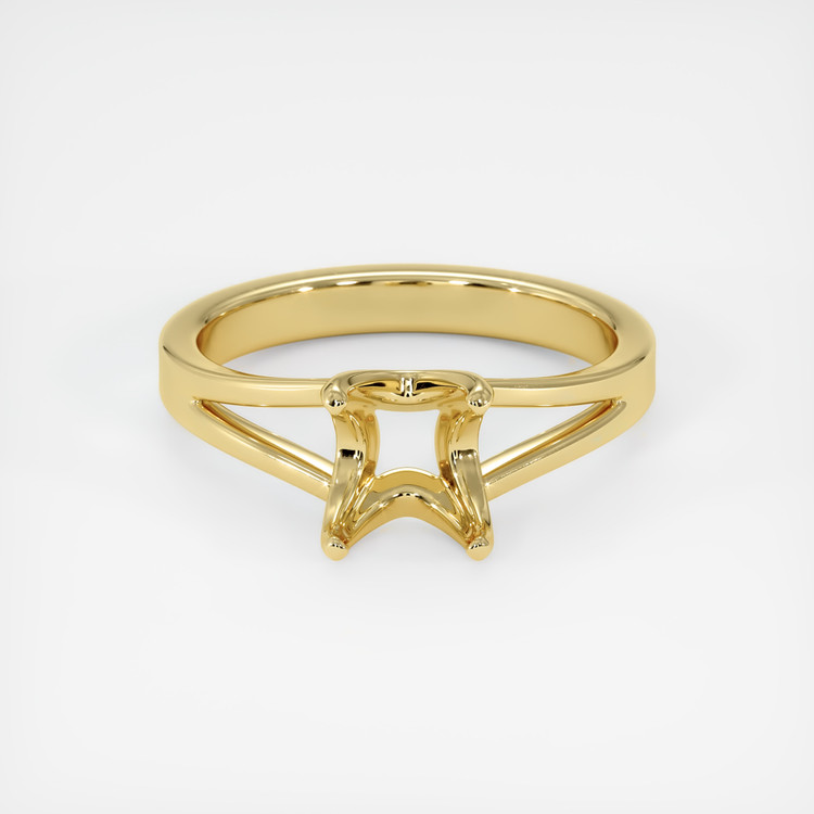 14K Yellow Gold Solitaire Ring Setting