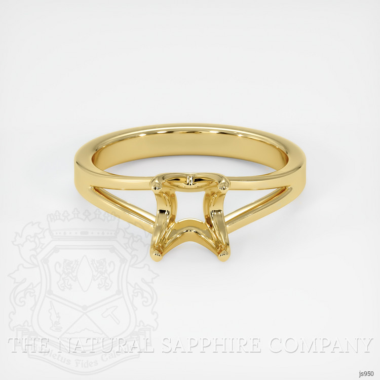 14K Yellow Gold Solitaire Ring Setting