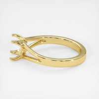 14K Yellow Gold Solitaire Ring Setting Image