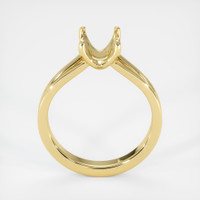 14K Yellow Gold Solitaire Ring Setting Image