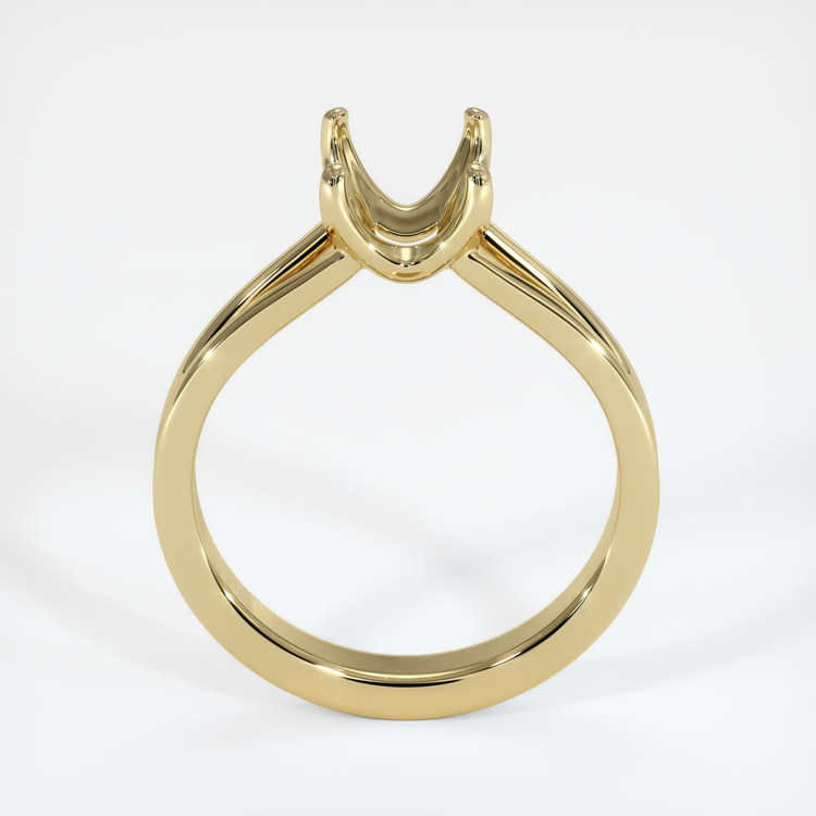14K Yellow Gold Solitaire Ring Setting