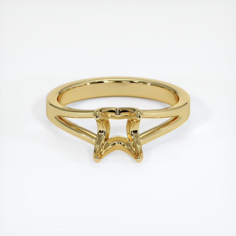 18K Yellow Gold Solitaire Ring Setting
