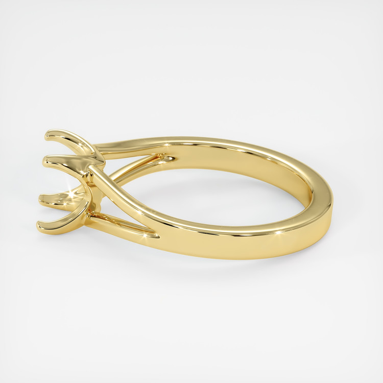18K Yellow Gold Solitaire Ring Setting