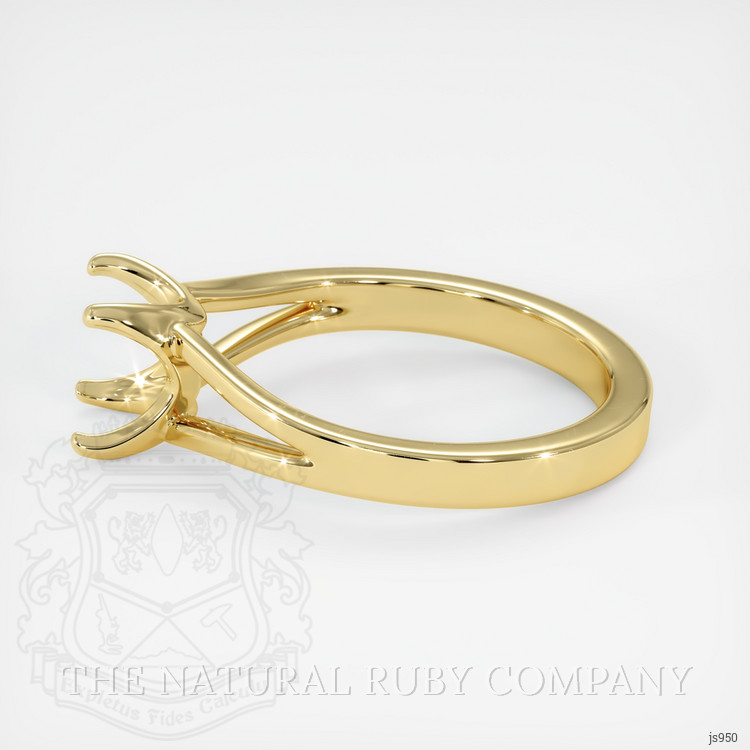 18K Yellow Gold Solitaire Ring Setting