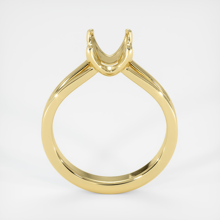 18K Yellow Gold Solitaire Ring Setting