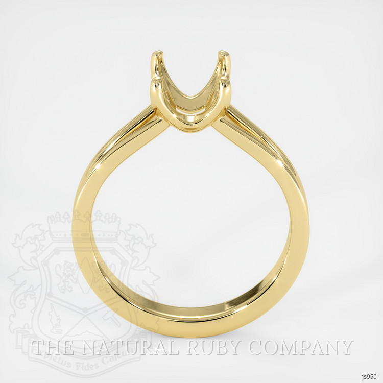 18K Yellow Gold Solitaire Ring Setting