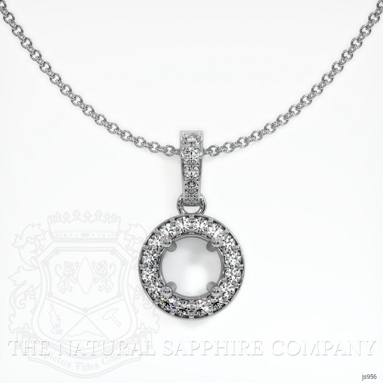 Platinum 950 Antique Style Pendant Setting