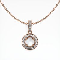 14K Rose Gold Antique Style Pendant Setting Video