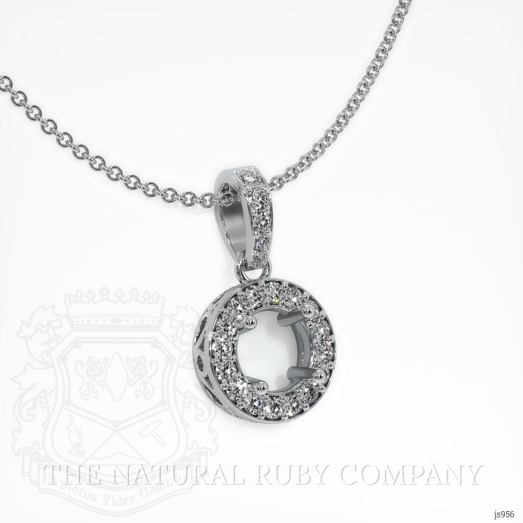 Silver Antique Style Pendant Setting
