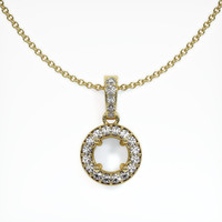 10K Yellow Gold Antique Style Pendant Setting Video