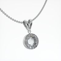 Platinum 950 Pave Pendant Setting Image