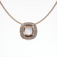 14K Rose Gold Pave Pendant Setting Video