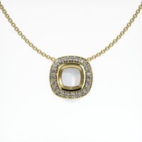 14K Yellow Gold Pave Pendant Setting Video