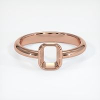 14K Rose Gold Men's Ring Setting Image