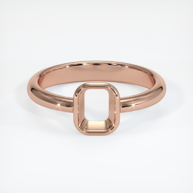 14K Rose Gold Men's Ring Setting