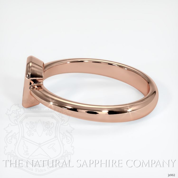 14K Rose Gold Men's Ring Setting