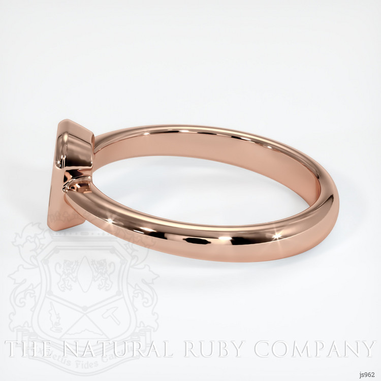 14K Rose Gold Men's Ring Setting