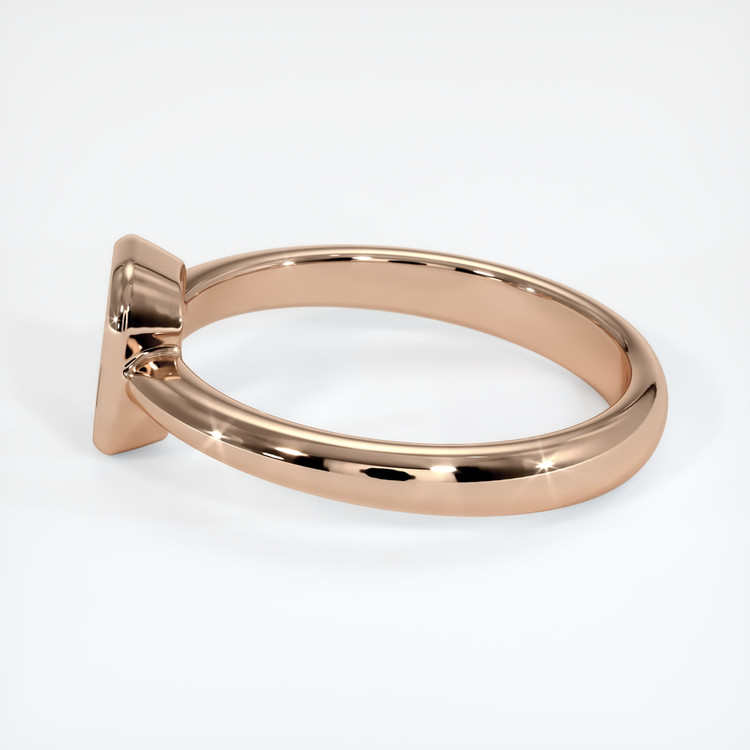 18K Rose Gold Men's Ring Setting