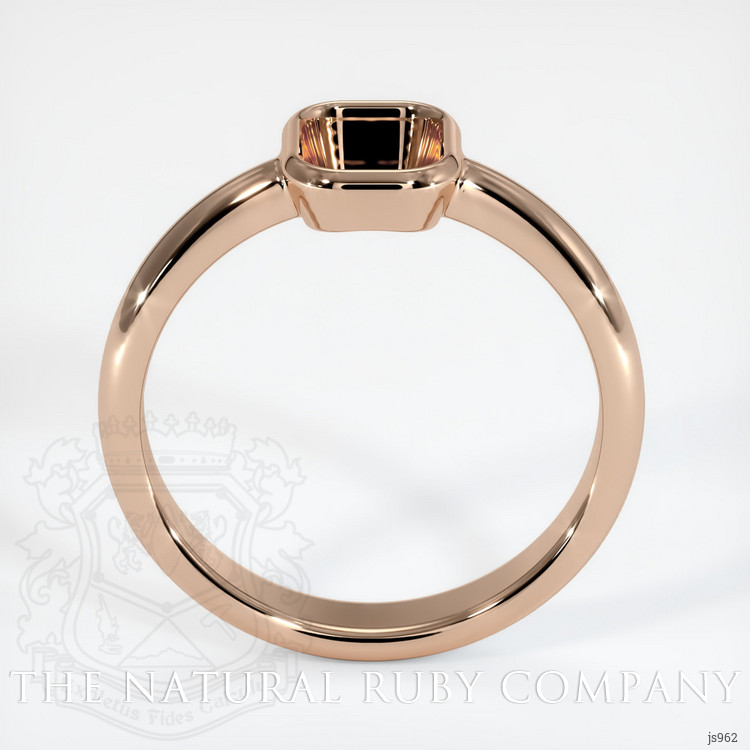 18K Rose Gold Men's Ring Setting