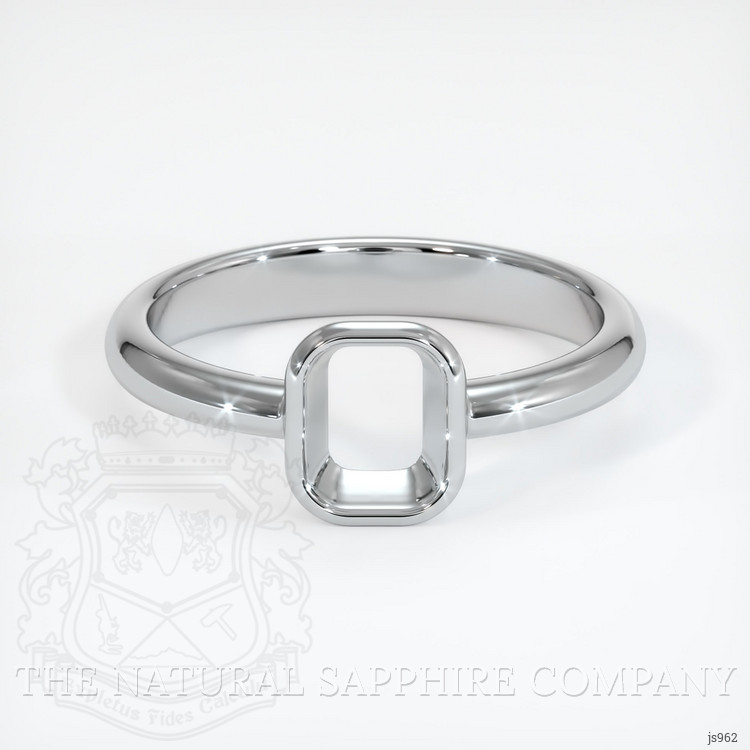 10K White Gold Men's Ring Setting