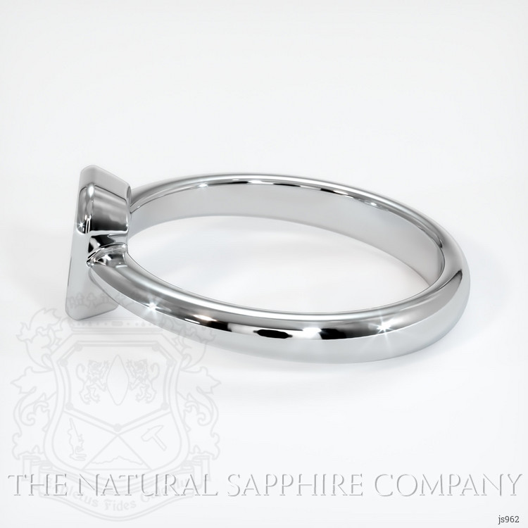 14K White Gold Men's Ring Setting