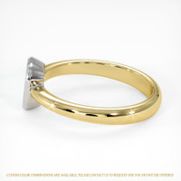 14K White & Yellow Men's Ring Setting Image