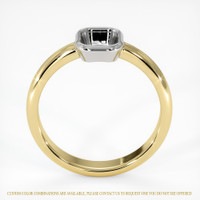 18K White & Yellow Men's Ring Setting Image