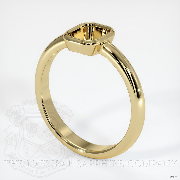 10K Yellow Gold Men's Ring Setting