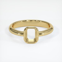 10K Yellow Gold Men's Ring Setting Image