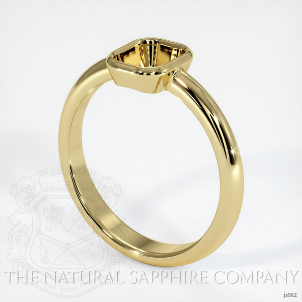 Men's Emerald Ring 2.79 Ct. 18K Yellow Gold