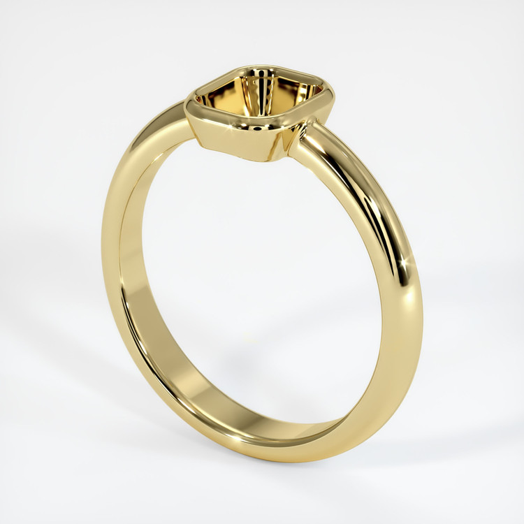 18K Yellow Gold Men's Ring Setting