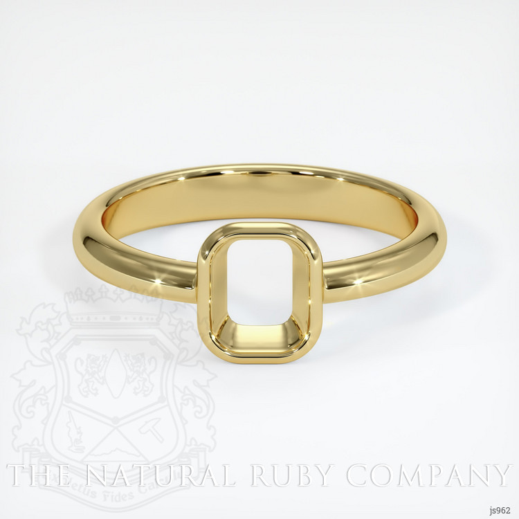 18K Yellow Gold Men's Ring Setting