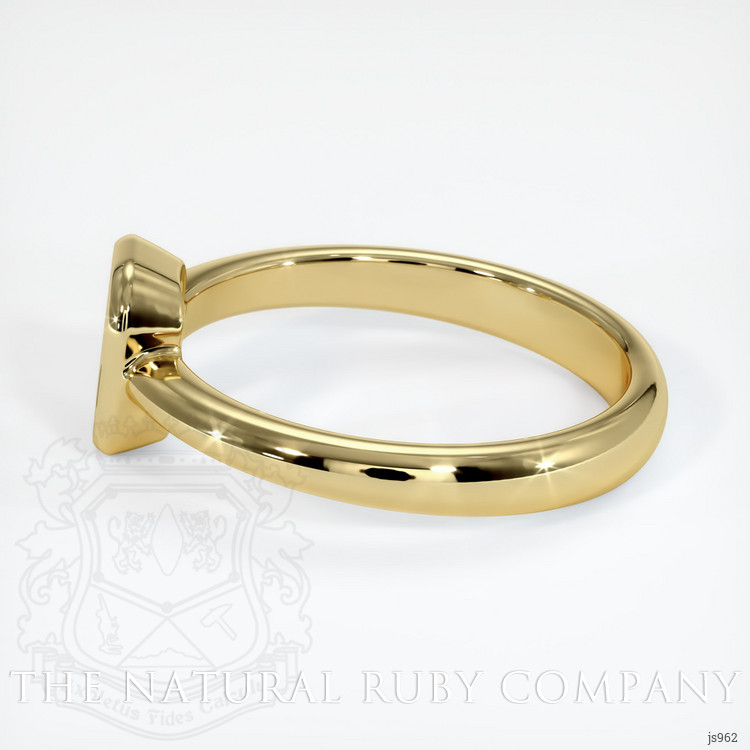 18K Yellow Gold Men's Ring Setting