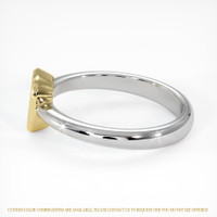 14K Yellow & White Men's Ring Setting Image