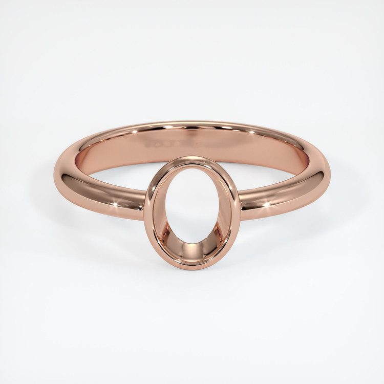 14K Rose Gold Men's Ring Setting