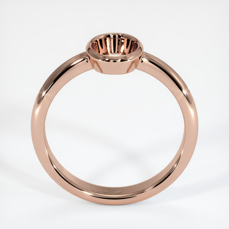 14K Rose Gold Men's Ring Setting