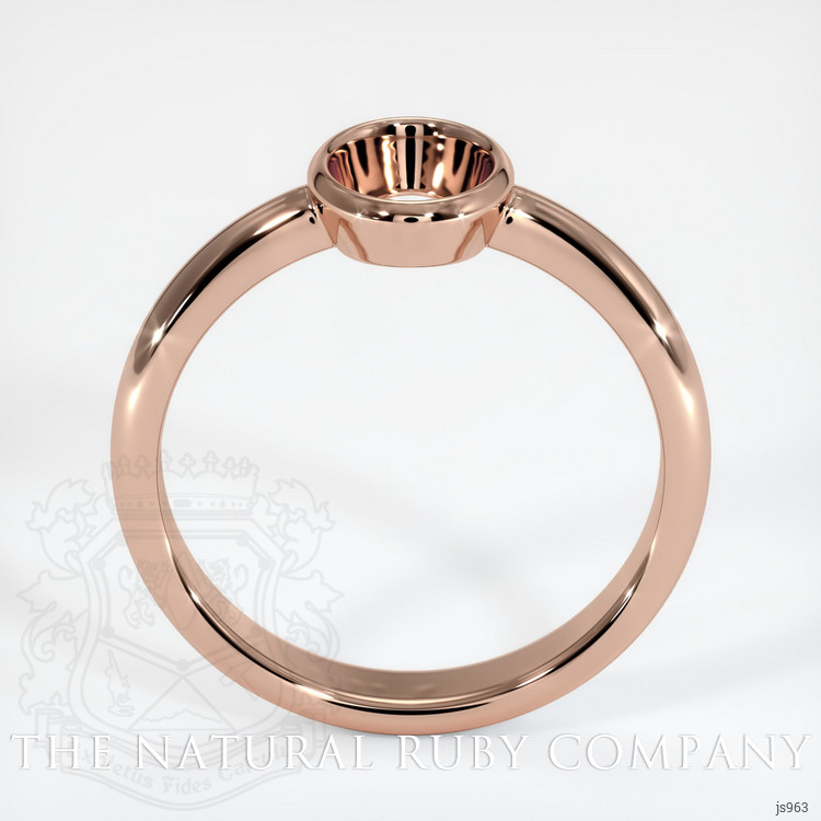 14K Rose Gold Men's Ring Setting