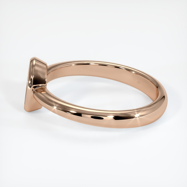 18K Rose Gold Men's Ring Setting
