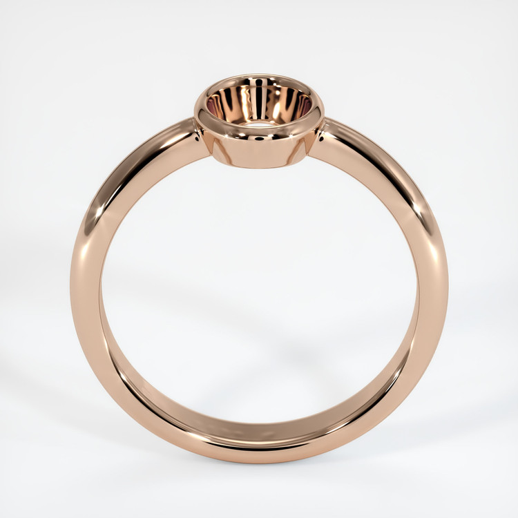 18K Rose Gold Men's Ring Setting