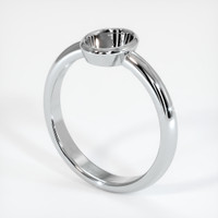 10K White Gold Men's Ring Setting Video
